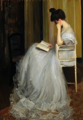 Donna che legge 1899