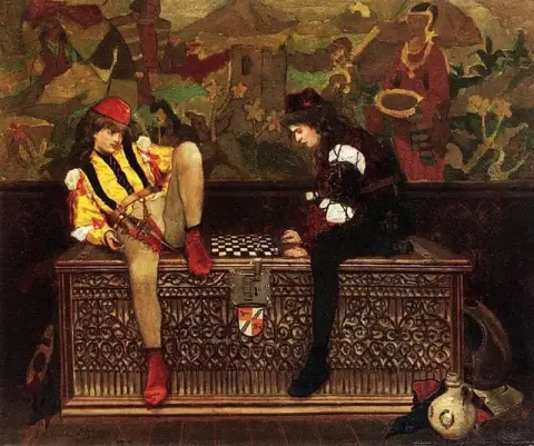 משחק השחמט מספר 1 מתוך זוג, 1879
