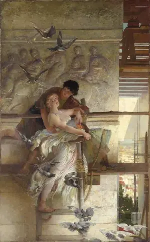 מתחת לשפכי המקדש, בסביבות 1885
