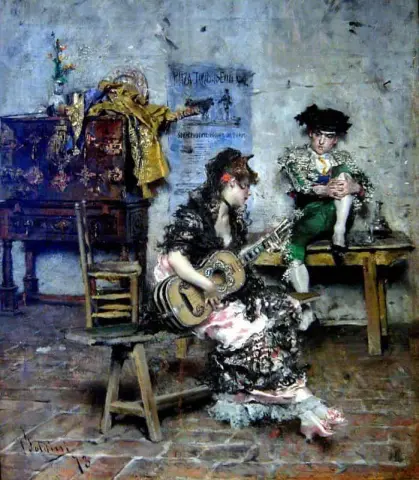 A Guitar Player 1872