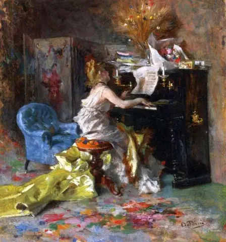 Donna Ad Un Pianoforte