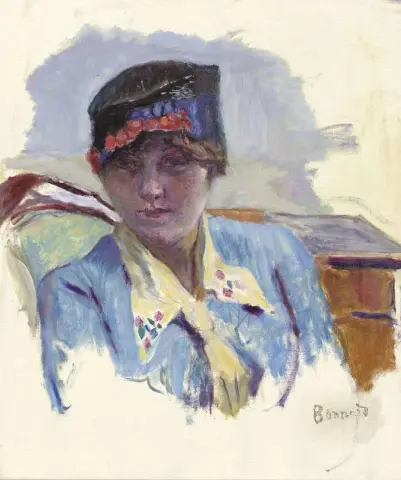 Young Woman The Black Toque
