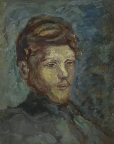 Head Of Young Bearded Man Ca. 1903
