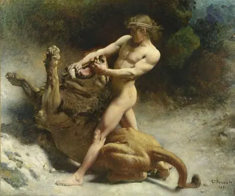 La juventud de Sansón, 1891