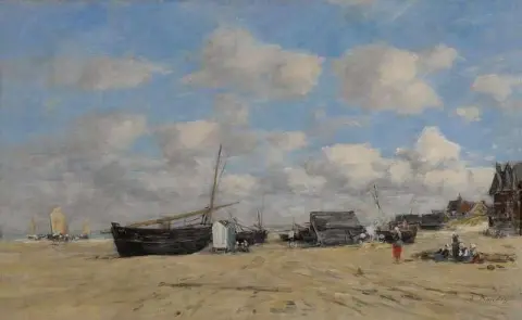 Imbécil. La playa de marea baja 1886