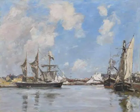 Deauville. Das Becken 1888