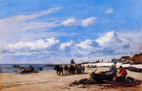 In der Nähe von Honfleur 1854-57