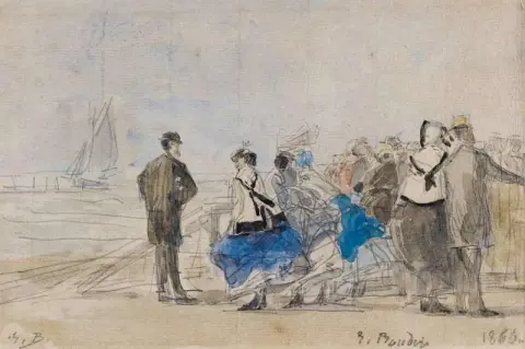 Der Trouville-Steg 1866