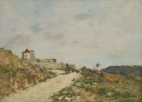 Der Weg zur Zitadelle Villefranche 1892