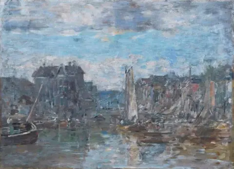 Rotterdam. Die Börsenbrücke ca. 1876-80