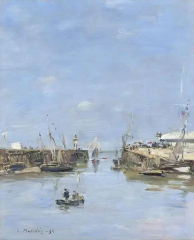 Trouville. Die Piers 1893