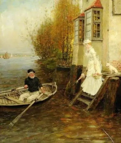 Färjan en läcker biljett 1890