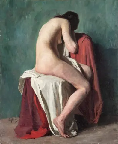 Nude Model Before 1887