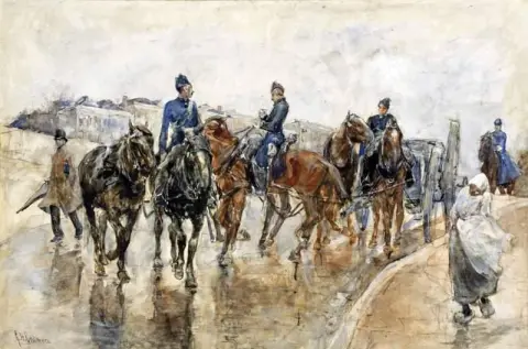 Paluu Manoeversista noin 1883