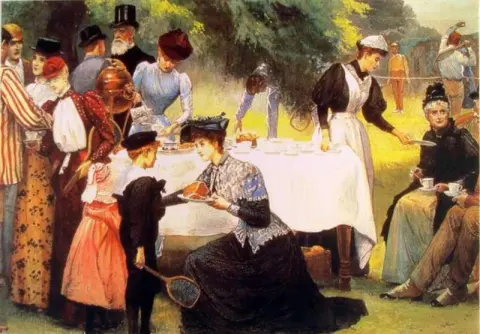 차와 테니스, 1880년경