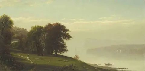 Landschaft am Hudson Ca. 1865