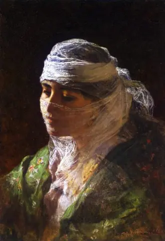 A Veiled Beauty Of Constantinople 1880