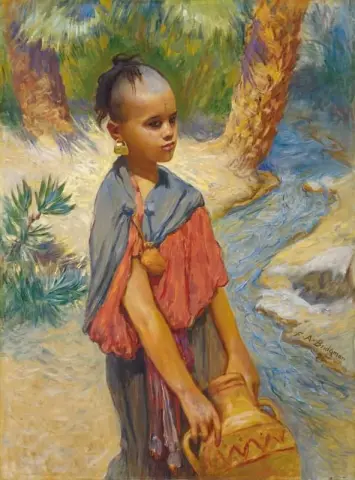 A Young Girl By A River