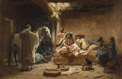An Interior In Biskra 1881