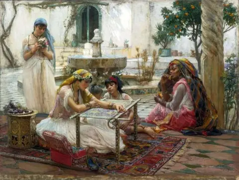 Maaseutukaupungissa Alger 1888