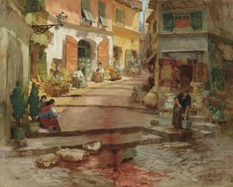Rue Droite Old Nizzassa noin 1904-1919