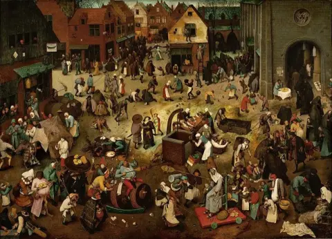 The fight between Carnival and Lent