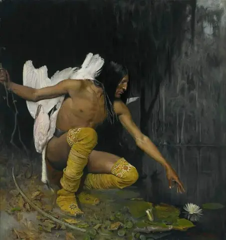 Индеец и лилия 1887