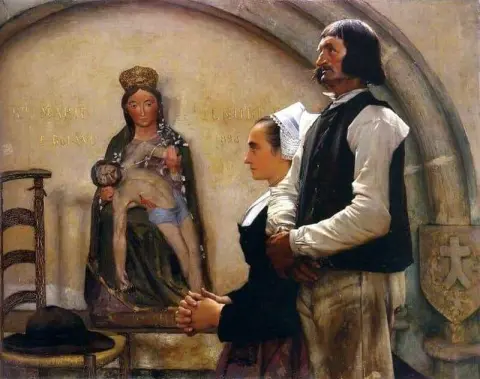 Visit To The Virgin Of Benodet 1898