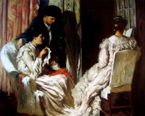 En lugn kväll ca 1908