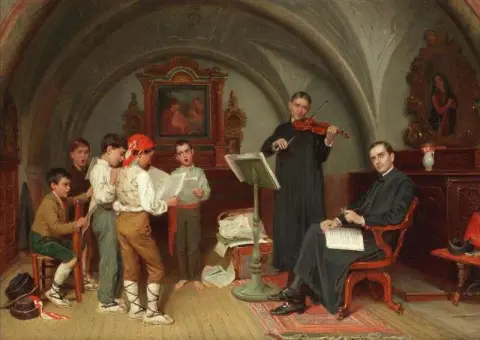 Πρόβα Χορωδίας 1894
