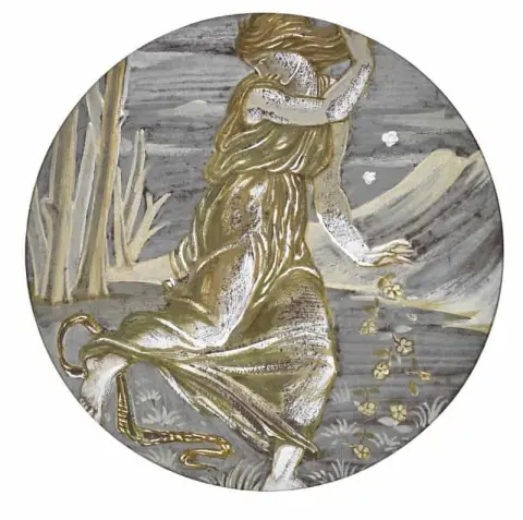 Eurydice bitt av en slange 1872