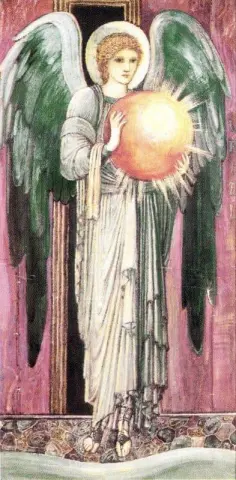 Erkeengelen Uriel ca. 1884