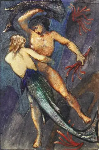 The Depths Of the Sea - Studie ca. 1875