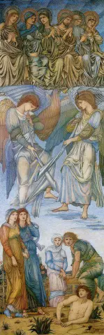 The Last Judgment - Glassmaleridesign 1874-80