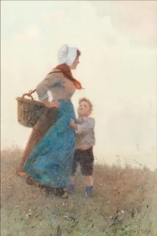 Mamma och barn