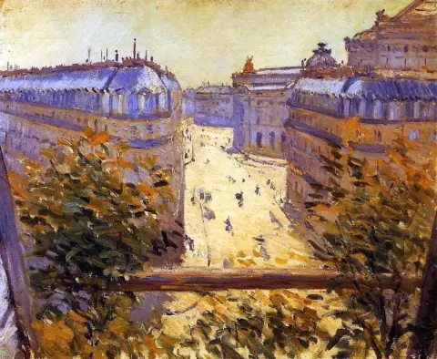 Rue Halevy, balkonzicht 1878