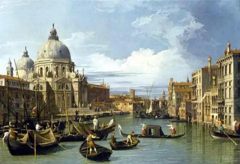 El Gran Canal y la Iglesia de la Salvación