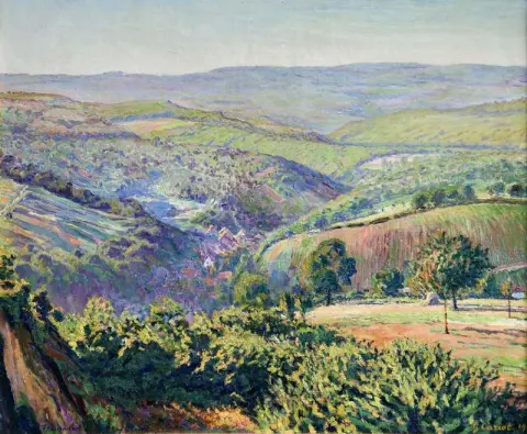 ライン渓谷のフラウエンシュタイン 1919
