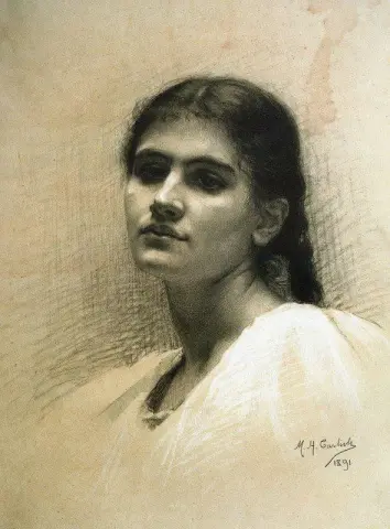 Portrett av en kvinne 1891