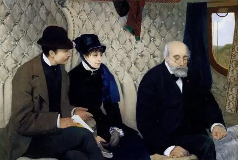 1915년경 신혼여행 출발