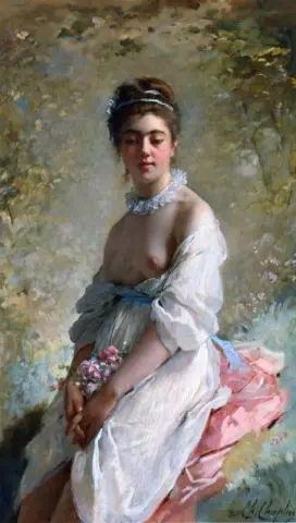 A Beauty With A Bouquet