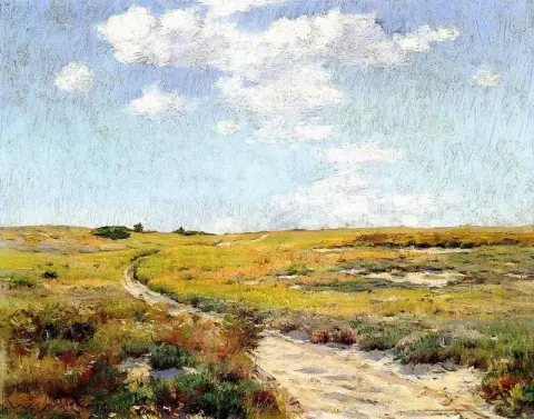 Uma tarde ensolarada Shinnecock Hills 1898
