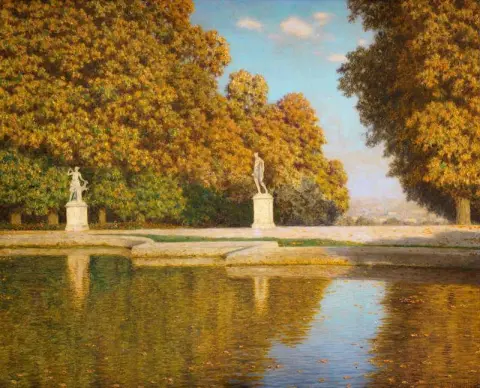 Herfst In Het Park Van St. Cloud