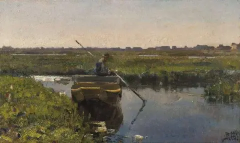 Um Traghetto nos Pântanos Venezianos