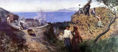 收割场景 1924