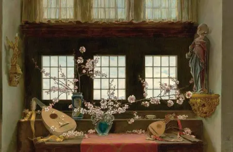 我的工作室窗卡普里岛 1897