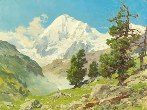 Blick Auf Die Konigsspitze