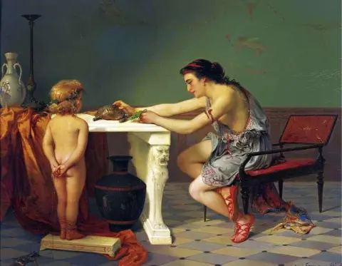 Alimentando a la tortuga 1865