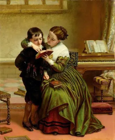 George Herbert och hans mor 1872