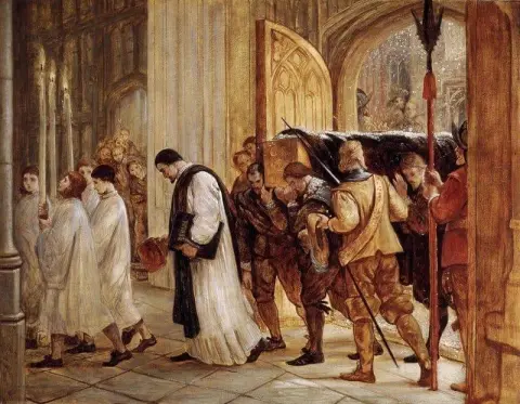 Begravningen av Charles I 1874